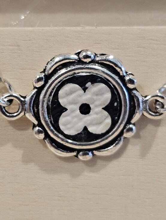 Louis Vuitton Accessories - Louis Vuitton Piece In Pendant On 20" Silver Plated Necklace